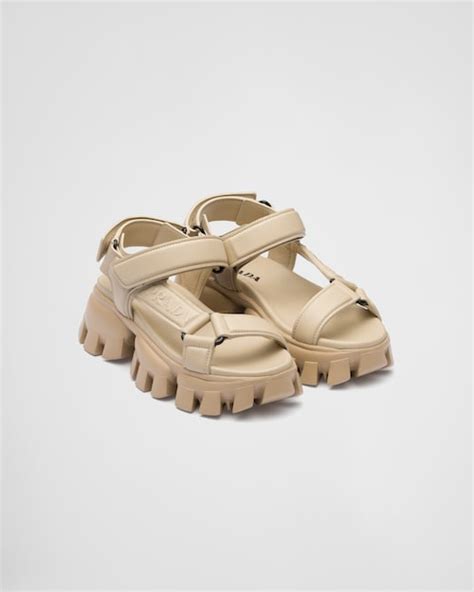 prada nappa leather ballerinas|Women's Sandals .